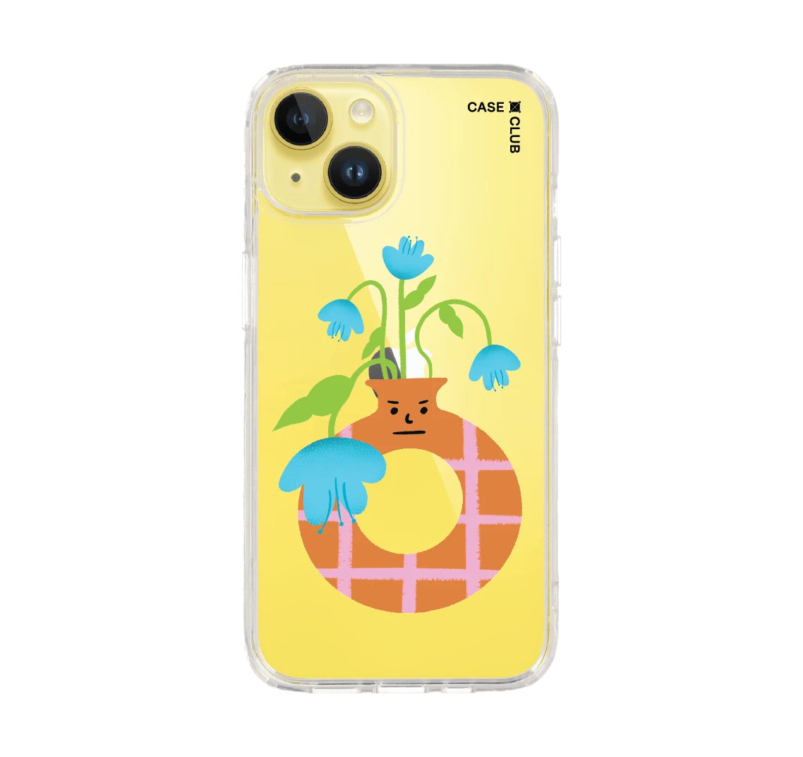 แจกันมินิมอลสีส้ม